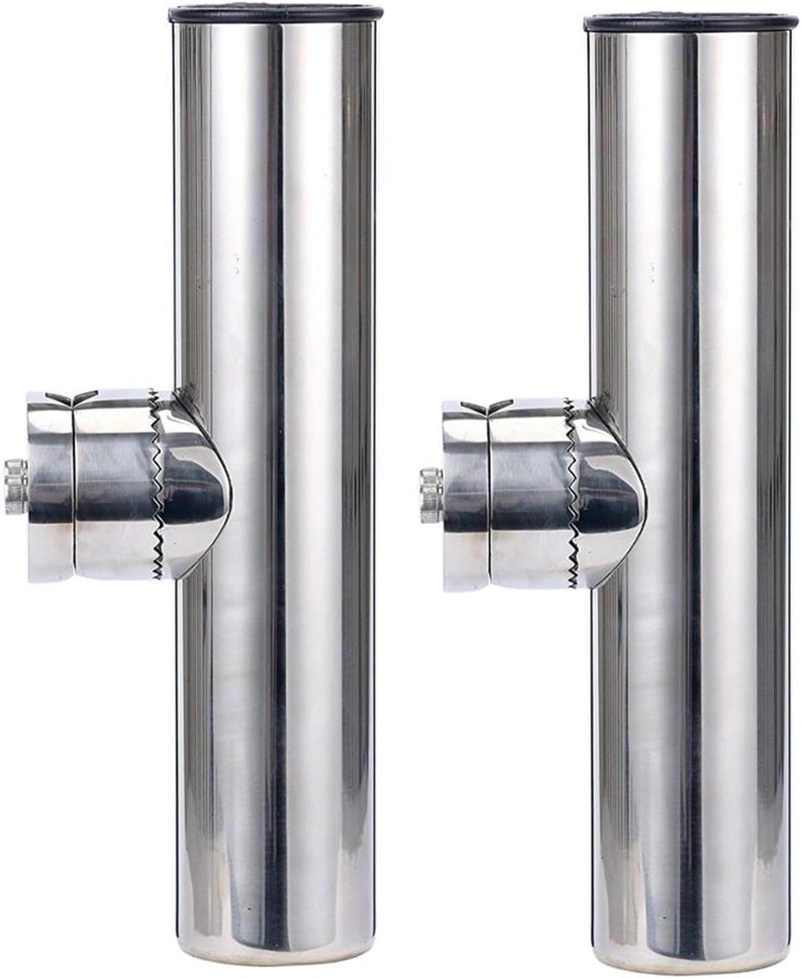 2pcs Boat Accessories Marine Stainless Clamp on Fishing Rod Holder for Rails 7/8" to 1" - Image 4