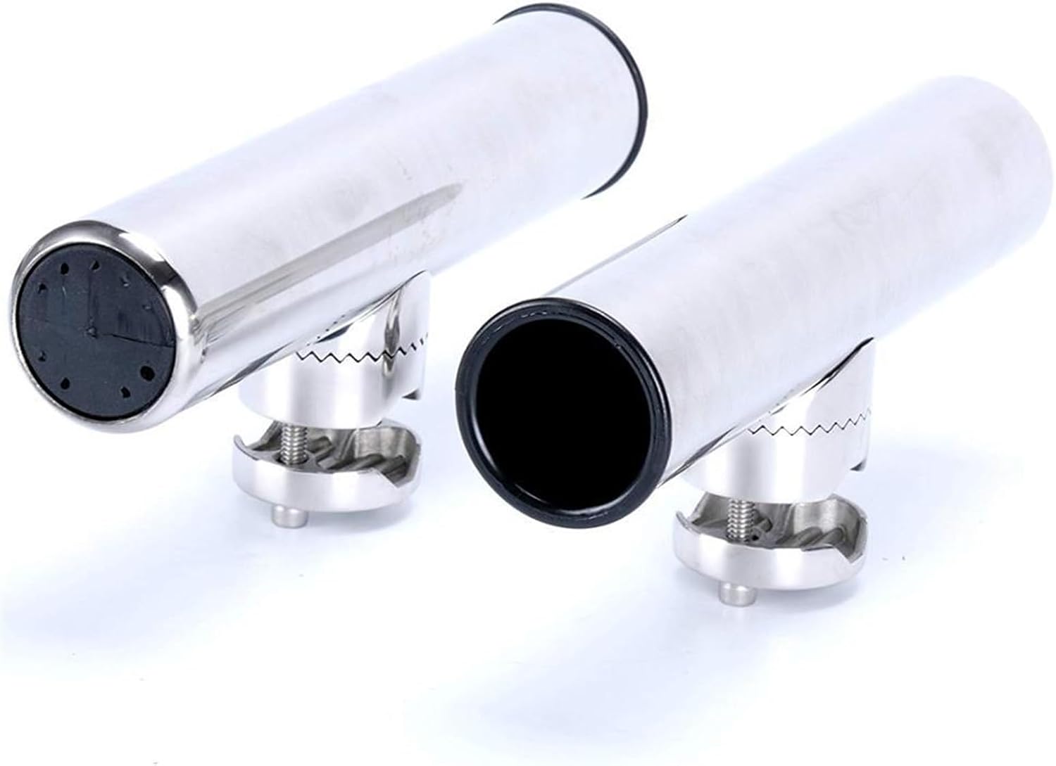 2pcs Boat Accessories Marine Stainless Clamp on Fishing Rod Holder for Rails 7/8" to 1" - Image 2