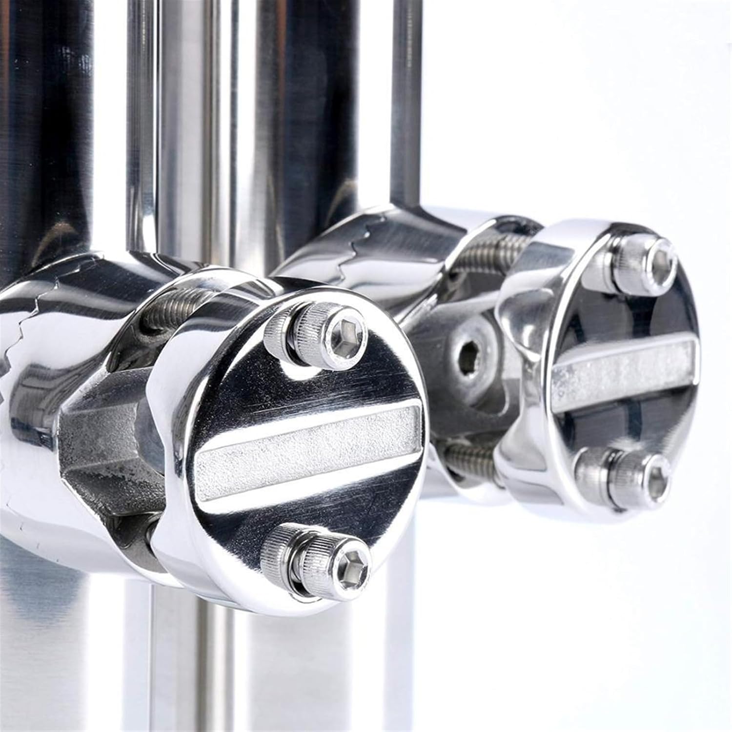 2pcs Boat Accessories Marine Stainless Clamp on Fishing Rod Holder for Rails 7/8" to 1" - Image 5