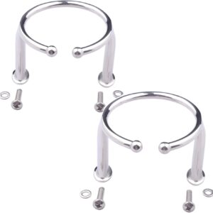 2X Boat Ring Cup Drink Holder Opened Made of Marine Grade 316 Stainless Steel Boat Accessories Marine