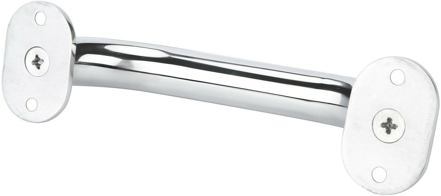 Boat Accessories Marine 2 Pieces Stainless Steel 9'' Boat Polished Grab Handle Handrail for Door/Bath/Boat - Image 5
