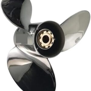 Stainless Steel Boat Propeller for Outboard Engines 60-130 HP, Durable & High Performance, for Your Boat, Marine Grade Propeller Accessory