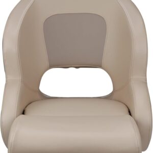 UNKOMN Marine hardware Boat Accessories Marine Folding Seat Boat Fishing Pro Casting Deck Seat Boat Bike Butt Chair(Khaki)