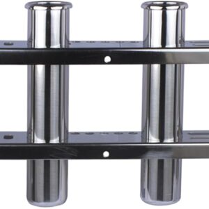 Wingxaoyy Boat Accessories Marine Stainless Steel 4 Tube Fishing Rod Storage Holder Rack & Boat Organiser